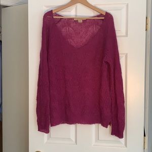 Nougat London beautiful pink wool sweater